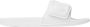 Jimmy Choo Fitz Slides met Lycra Logo Band White Heren - Thumbnail 6