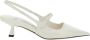 Jimmy Choo Witte Leren Lage Hak Décolleté White Dames - Thumbnail 1