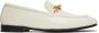 Jimmy Choo Witte Leren Loafer Schoenen White Dames - Thumbnail 10