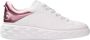 Jimmy Choo Witte leren sneakers met diamantmotief White Dames - Thumbnail 7