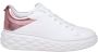 Jimmy Choo Witte Leren Sneakers Ronde Neus White Dames - Thumbnail 1