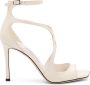 Jimmy Choo Witte Sandalen met Verstelbare Band - Thumbnail 1