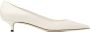 Jimmy Choo Witte Slip-On Kitten Heel Schoenen - Thumbnail 1