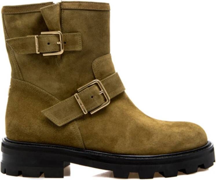 Jimmy Choo Youth II Suede Mountain Boots