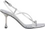 Jimmy Choo Zilver Metallic Leren Sandalen - Thumbnail 1