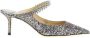 Jimmy Choo Zilveren Glitter Puntige Neus Platte Schoenen Gray Dames - Thumbnail 1