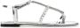 Jimmy Choo Zilveren Leren Gwyn Sandalen - Thumbnail 1