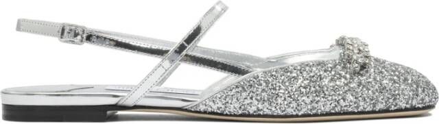 Jimmy Choo Zilveren Sandalen Elegante Zomerstijl