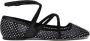 Jimmy Choo Zwarte Ballerina's Elegant Lederen Mix - Thumbnail 1