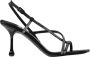 Jimmy Choo Zwarte Crystal Slingback Hakken - Thumbnail 1