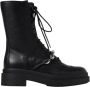 Jimmy Choo Zwarte Enkellaarsjes met Kettingdetail - Thumbnail 1
