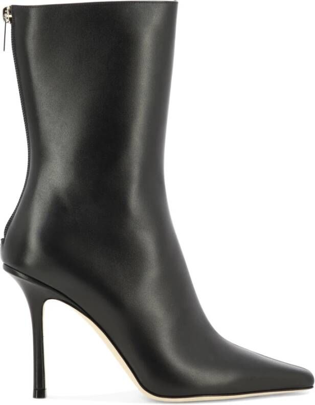 Jimmy Choo Agathe AB enkellaarzen met hak Zwart Dames