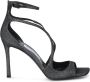 Jimmy Choo Zwarte Glitter Sandalen - Thumbnail 1