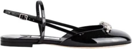 Jimmy Choo Zwarte Lakleren Ballerina - Foto 2