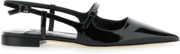 Jimmy Choo Zwarte lakleren ballerina`s