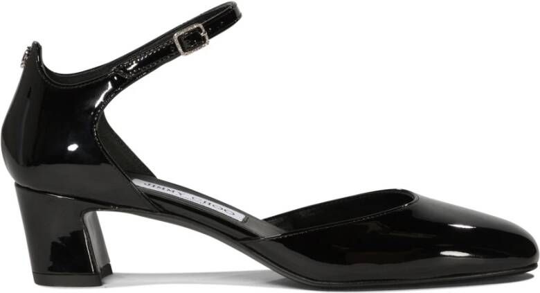 Jimmy Choo Zwarte Lakleren Mary Jane Pumps