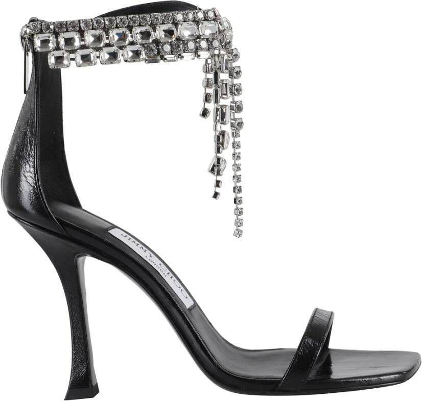 Jimmy Choo Zwarte Lakleren Sandaal