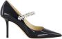 Jimmy Choo Zwarte lakpumps met kristalversiering - Thumbnail 1
