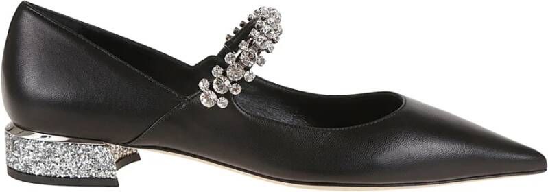 Jimmy Choo Zwarte Leren Pumps voor Vrouwen
