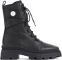 Jimmy Choo Zwarte Kalfsleren Dikke Rubberen Zool Veterschoen Black Dames - Thumbnail 1