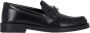 Jimmy Choo Zwarte Leren Flats met Kettingdetail Black Dames - Thumbnail 17