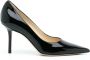 Jimmy Choo Zwarte puntige neus stiletto hakken schoenen Black Dames - Thumbnail 8