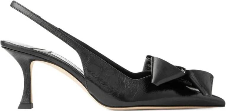 Jimmy Choo Zwarte strik hoge hakken