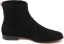 Jimmy Choo Zwarte Suède Platte Laars Schoen - Thumbnail 1