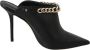 Jimmy Choo Zwarte Gouden Leren Pumps met Puntige Neus Black Dames - Thumbnail 1