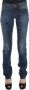 John Galliano Elegante Bootcut Denim Jeans Blue Wash - Thumbnail 1