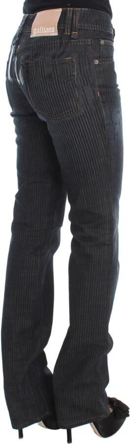 John Galliano Cotton Blend Slim Fit Bootcut Jeans - Foto 2