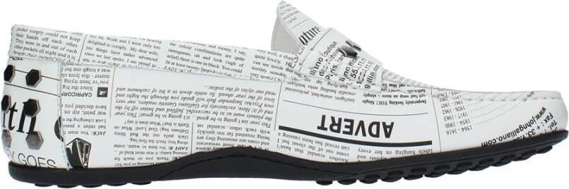 John Galliano Platte schoenen Wit