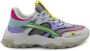 John Richmond Dames Leren Sneakers met 5cm Hak Multicolor Dames - Thumbnail 1