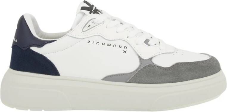 John Richmond Grijze Suède Sneakers