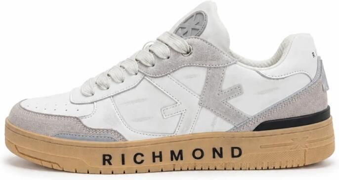 John Richmond Sneakers 32414 A REAL-SUEDE IVORY - Foto 5
