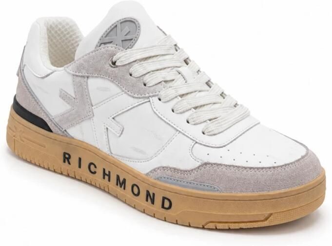 John Richmond Sneakers 32414 A REAL-SUEDE IVORY - Foto 2