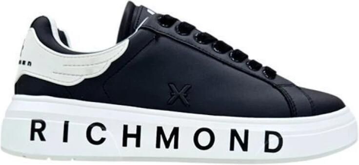 John Richmond Lage Sneakers 31016 D-BLACK WHITE