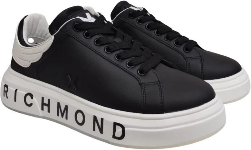 John Richmond Lage Sneakers 31016 D-BLACK WHITE - Foto 2
