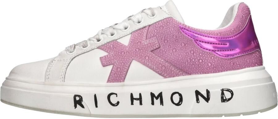 John Richmond Leather Rhinestone Trainers - Foto 4