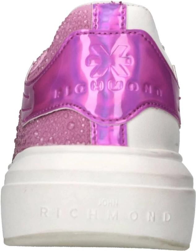 John Richmond Leather Rhinestone Trainers - Foto 3
