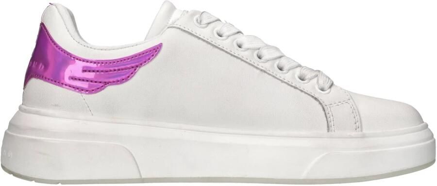John Richmond Leather Rhinestone Trainers