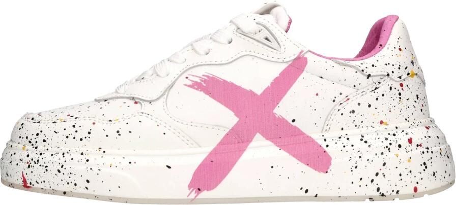 John Richmond Leren en kunstleren sneakers