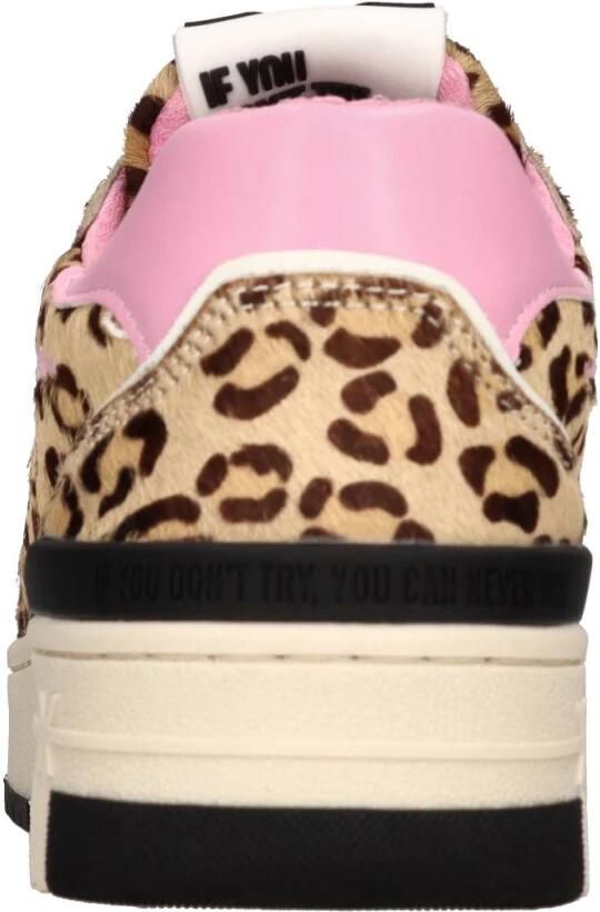 John Richmond Leren en ponyhaar sneakers - Foto 3