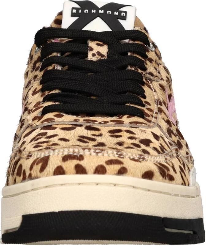 John Richmond Leren en ponyhaar sneakers - Foto 2