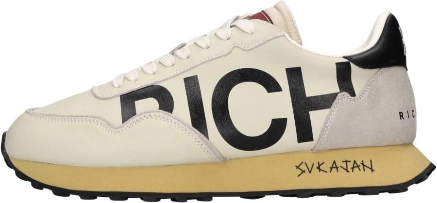 John Richmond Leren en Stoffen Sneakers
