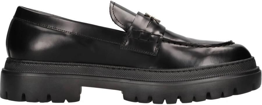 John Richmond Platte schoenen Zwart