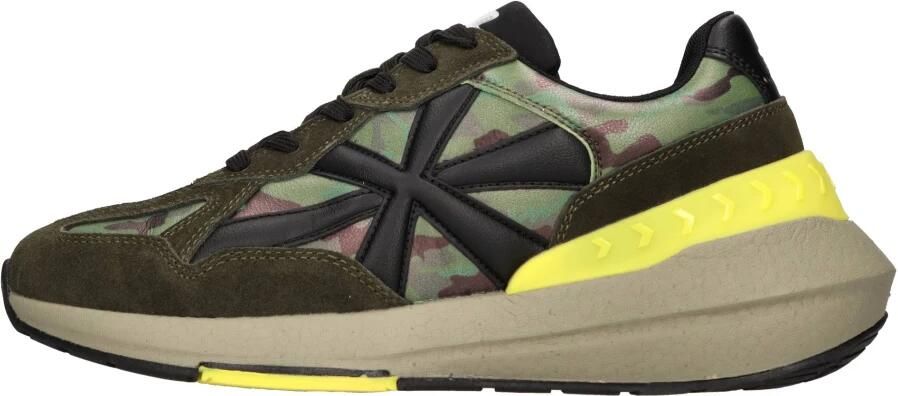 John Richmond Sneakers van leer en stof