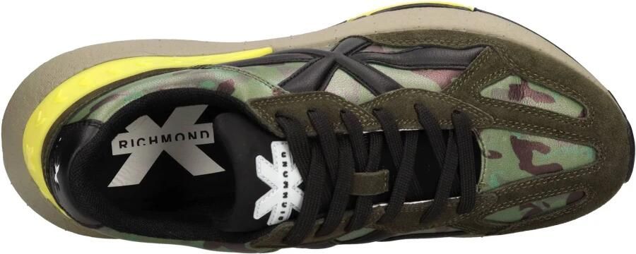 John Richmond Sneakers van leer en stof - Foto 4