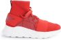 John Richmond Leren sneakers met veters Rood Heren - Thumbnail 1