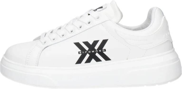John Richmond Rock Street-Chic Sneaker White Heren